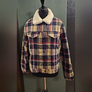 Lucky Brand  Plaid Jacket